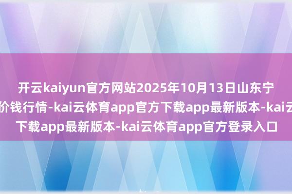 开云kaiyun官方网站2025年10月13日山东宁津县东崔蔬菜批发市集价钱行情-kai云体育app官方下载app最新版本-kai云体育app官方登录入口