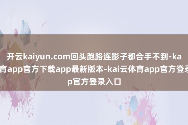 开云kaiyun.com回头跑路连影子都合手不到-kai云体